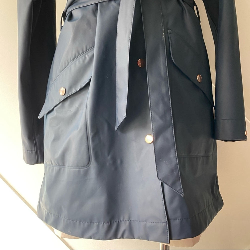 Helly Hansen Kirkwall II Women’s Raincoat Navy Blue Hooded Vented - XL - Picture 8 of 17